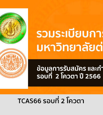 โควตา รวมระเบียบการรับสมัคร ปี 2566