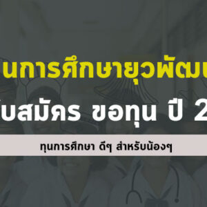 ทุน ยุวพัฒน์ ปี 2567