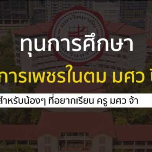 ทุนการศึกษา โครงการเพชรในตม คณะศึกษาศาสตร์ มศว ปี 2567